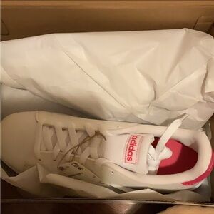Adidas White and Pink Sneakers